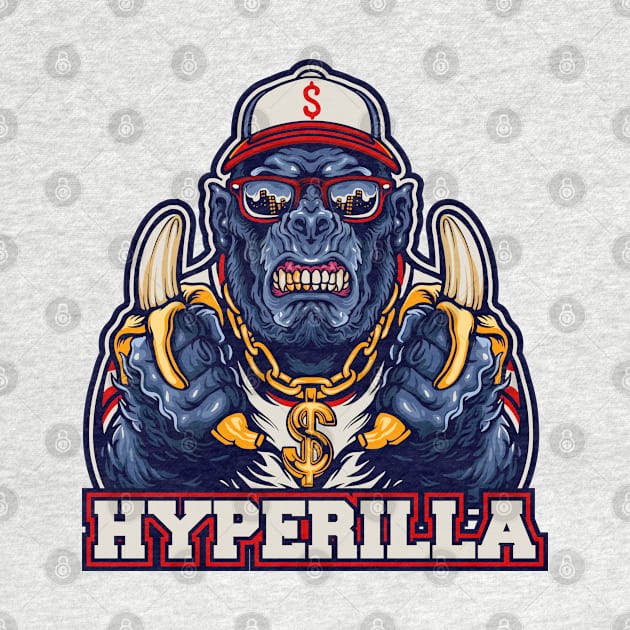 gorilla hyperilla by Mako Design 